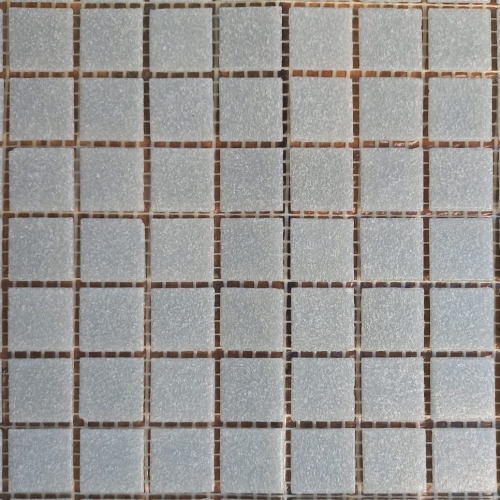 Pastilha de vidro 2x2 pigmentada cinza claro A106 c/ 225 pastilhas