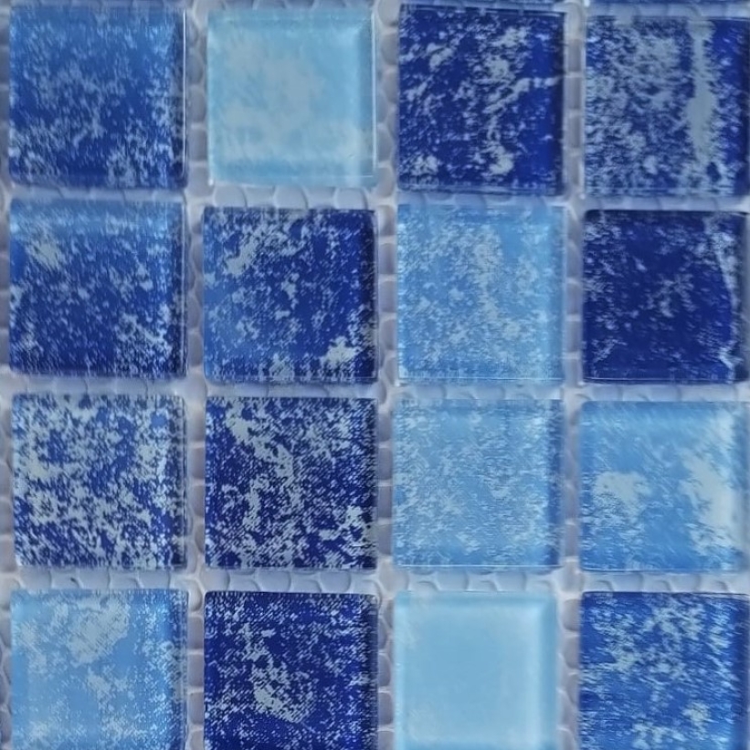 Pastilha Textura 2,3x2,3 Azuis TAZ01- c/ 72 pastilhas