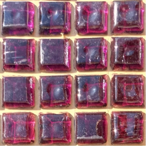 Pastilha tipo Vidrotil (importada), 2x2cm, espessura 5mm, uva,  VT10  c/ 105 past.
