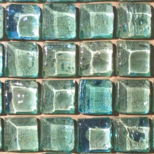 Pastilha tipo Vidrotil (importada), 2x2, espessura 5mm, azul celeste,  VT01  c/ 105 past.