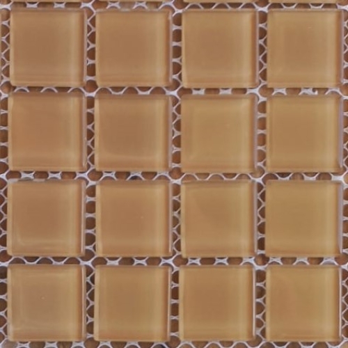 Pastilha cristal 2,5x2,5 camurça - PC330 com 121 pastilhas