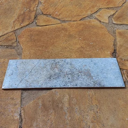 Cerâmica 7,5X25,0 cm, linha Aquarela, brilhante, com relevo, cor sky, cód 0155, espessura 6mm