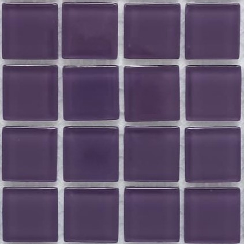 Pastilha cristal 2,3x2,3 roxo açaí CR42 c/ 121 pastilhas