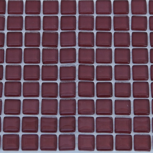 Pastilha cristal 1,5x1,5 vinho K304 c/ 162 pastilhas