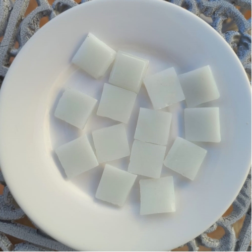 Pastilha Vidrotil, 2x2, espessura 4 mm, branco ,  VTO17  pacote c/ 220 g.