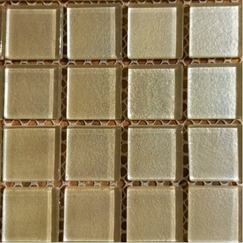 Pastilha cristal 2,5x2,5cm, pérola - PR02, com 55 pastilhas