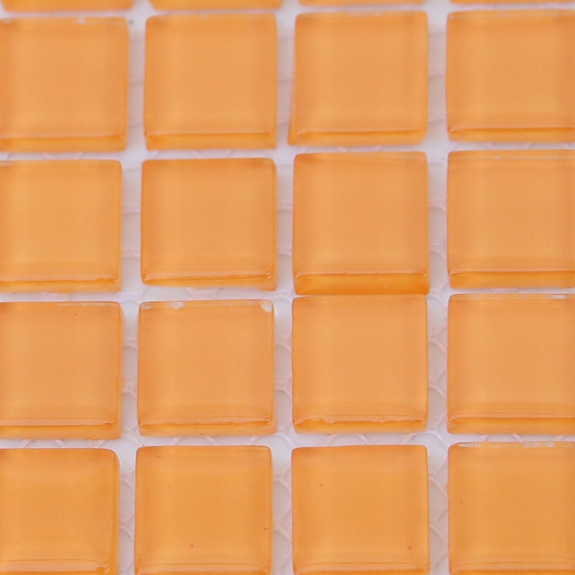 Pastilha cristal 1,5x1,5 laranja HJ70 c/ 162 pastilhas