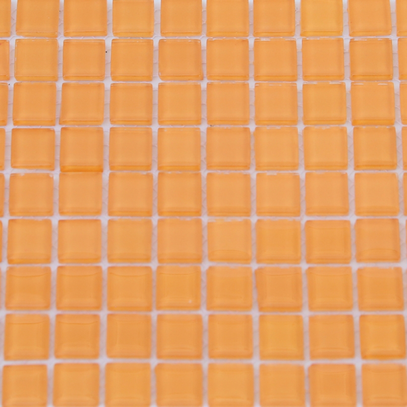 Pastilha cristal 1,5x1,5 laranja HJ70 c/ 162 pastilhas