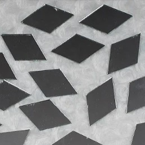 Espelho losango 6,0x3,5 cm ESP6035, espessura 2 mm c/ 20 unidades