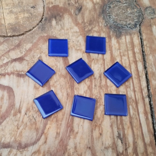 Pastilha cristal 2,3x2,3cm., azul marinho, cód. PC10, pcte. 550 g (aprox. 140 pastilhas)