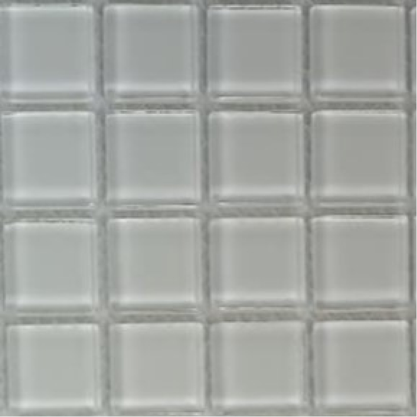 Pastilha cristal 2,3x2,3 branco neve BR69 c/ 144 pastilhas