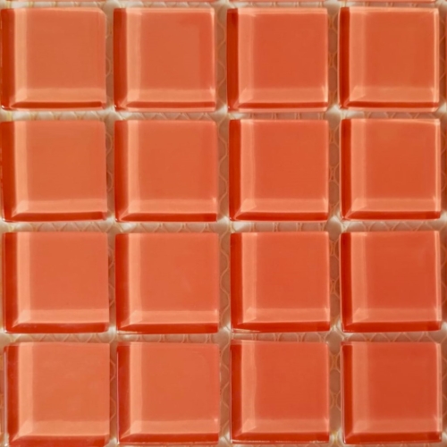 Pastilha cristal 2,3x2,3 salmão escuro SL02 c/ 144 pastilhas