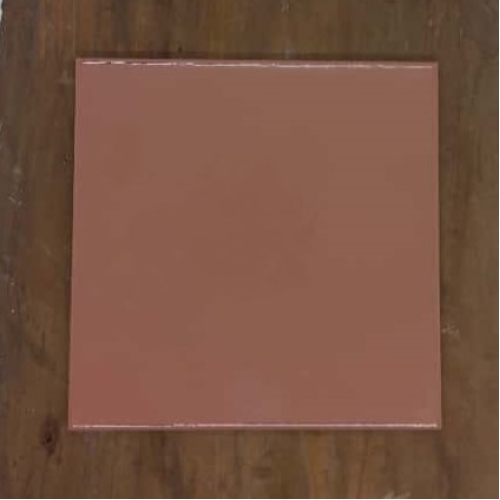 Azulejo Six, liso - 15,4x15,4 cm, esp. 6 mm - cor especial - cód.8067E - rosa empoeirado.