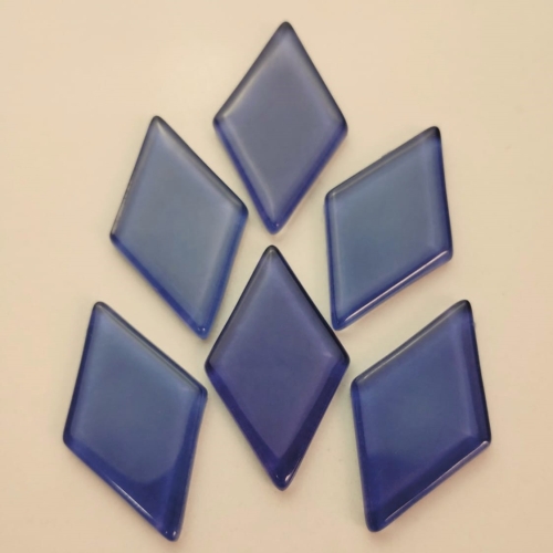 Pastilha cristal losango roxa - PL690 - 3,0x5,0cm - com 90 pastilhas